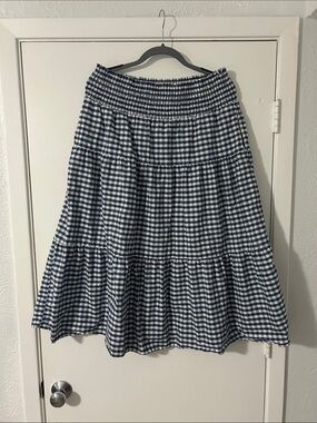Universal Thread Blue Gingham Skirt